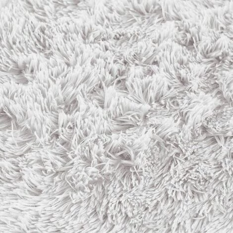 THEDECOFACTORY NEO YOGA - <p>Tapis Rond à Poils Longs Extra-doux Blanc Diam.120 - Blanc 4 THEDECOFACTORY NEO YOGA - <p>Tapis Rond à Poils Longs Extra-doux Blanc Diam.120 - Blanc – Image 4