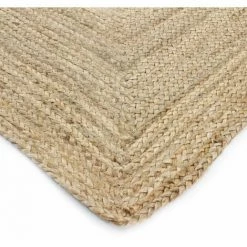THEDECOFACTORY VEGETAL JUTE - <p>Tapis Tressé En Jute Naturel 120x170 - Beige 7 THEDECOFACTORY VEGETAL JUTE - <p>Tapis Tressé En Jute Naturel 120x170 - Beige -Tapis et paillasson Soldes 13247129 3