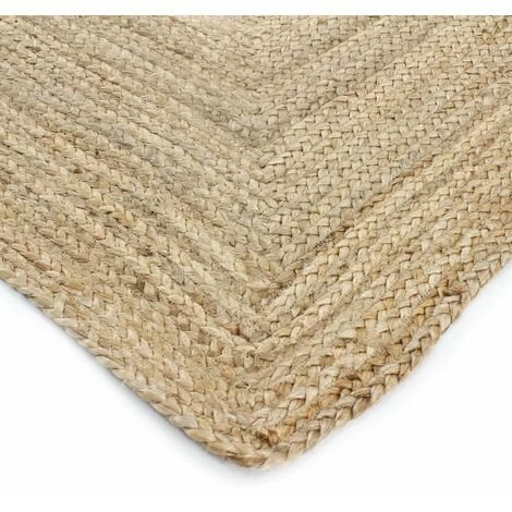 THEDECOFACTORY VEGETAL JUTE - <p>Tapis Tressé En Jute Naturel 120x170 - Beige 3 THEDECOFACTORY VEGETAL JUTE - <p>Tapis Tressé En Jute Naturel 120x170 - Beige – Image 3