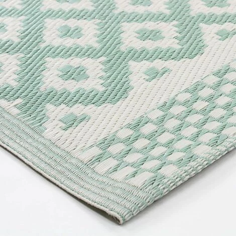 THEDECOFACTORY NATOU - <p>Tapis D'extérieur Motifs Géométriques Vert 120x180 - Vert 3 THEDECOFACTORY NATOU - <p>Tapis D'extérieur Motifs Géométriques Vert 120x180 - Vert – Image 3