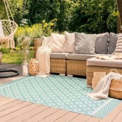 THEDECOFACTORY NATOU - <p>Tapis D'extérieur Motifs Géométriques Vert 120x180 - Vert 9 THEDECOFACTORY NATOU - <p>Tapis D'extérieur Motifs Géométriques Vert 120x180 - Vert -Tapis et paillasson Soldes 13247211 5