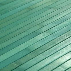 THEDECOFACTORY SOLO BAMBOO - <p>Tapis En Bambou Larges Lattes Et Ganse Vert Bleu 180x120 - Bleu 6 THEDECOFACTORY SOLO BAMBOO - <p>Tapis En Bambou Larges Lattes Et Ganse Vert Bleu 180x120 - Bleu -Tapis et paillasson Soldes 13247234 3