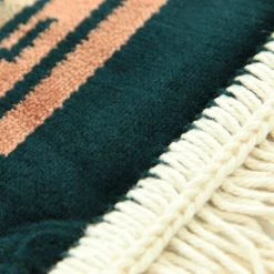 THEDECOFACTORY SHIRVAN - <p>Tapis En Viscose Motifs Ethniques Bleu-saumon 140x180 - Bleu Saumon -Tapis et paillasson Soldes 13247498 4