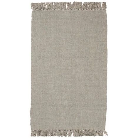 THEDECOFACTORY SIMPLY COTON - <p>Tapis 100% Coton Gris 50x80 - Gris 1 THEDECOFACTORY SIMPLY COTON - <p>Tapis 100% Coton Gris 50x80 - Gris