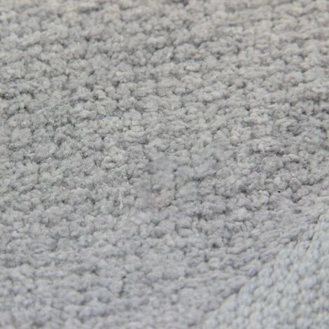 THEDECOFACTORY CHENILLE - <p>Tapis En Coton Extra-doux Gris 85x55 - Gris 3 THEDECOFACTORY CHENILLE - <p>Tapis En Coton Extra-doux Gris 85x55 - Gris – Image 3