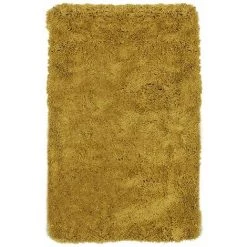 THEDECOFACTORY NUAGE - <p>Tapis à Poils Longs Extra-doux Jaune Foncé 160x230 - Jaune