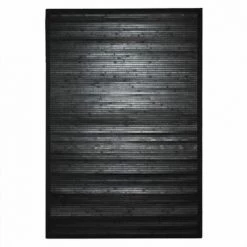 THEDECOFACTORY BAMBOU - <p><span>Tapis En Bambou Noir 160x230 - Noir