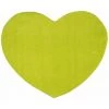 THEDECOFACTORY AMOUR - <p>Tapis En Forme De Coeur Anis Diam.70 - Vert