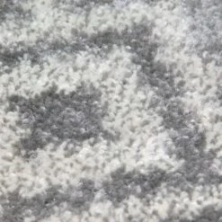 THEDECOFACTORY ARMONI - <p>Tapis à Poils Courts à Motifs Losanges Gris 120x170 - Gris -Tapis et paillasson Soldes 13248126 3