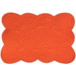THEDECOFACTORY CHARMILLE - Set De Table 100% Coton Orange 36x50 - Orange