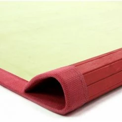THEDECOFACTORY SOLO BAMBOO - Tapis En Bambou Larges Lattes Et Ganse Rouge 45x75 - Rouge 7 THEDECOFACTORY SOLO BAMBOO - Tapis En Bambou Larges Lattes Et Ganse Rouge 45x75 - Rouge -Tapis et paillasson Soldes 13248765 3