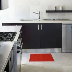 THEDECOFACTORY SOLO BAMBOO - Tapis En Bambou Larges Lattes Et Ganse Rouge 45x75 - Rouge 8 THEDECOFACTORY SOLO BAMBOO - Tapis En Bambou Larges Lattes Et Ganse Rouge 45x75 - Rouge -Tapis et paillasson Soldes 13248765 4