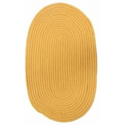 THEDECOFACTORY TAMTAM - <p>Tapis En Coton Effet Cordage Or 50x80 - Jaune
