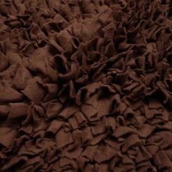 THEDECOFACTORY POLAIRE - <p>Tapis à Froufrous Marron 55x85 - Marron -Tapis et paillasson Soldes 13248848 3