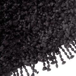 THEDECOFACTORY POP CORN - <p>Tapis Effet Popcorn Extra-doux Noir 85x55 - Noir -Tapis et paillasson Soldes 13248855 3