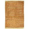THEDECOFACTORY STABILO LIGNE - <p>Tapis Bi-texture Beige Et Orange 60x90 - Orange
