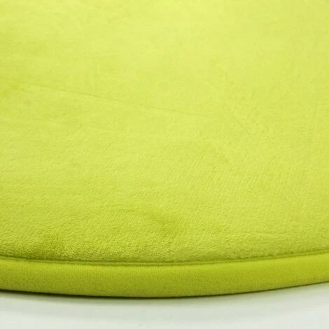 THEDECOFACTORY FLANELLE - <p>Tapis Rond Extra-doux Anis Diam.70 - Vert 2 THEDECOFACTORY FLANELLE - <p>Tapis Rond Extra-doux Anis Diam.70 - Vert – Image 2