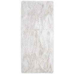THEDECOFACTORY NEO YOGA - <p>Tapis à Poils Longs Extra-doux Blanc 80x180 - Blanc