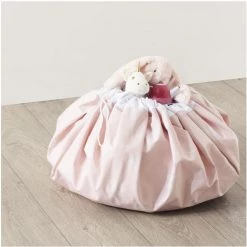 Atmosphera - 2 En 1 Tapis De Jeux Et Sac De Rangement Coloris Rose D 140 Cm - Rose -Tapis et paillasson Soldes 13409356 4