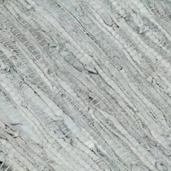 Tapis Chindi Tissé à La Main Cuir 80x160 Cm Gris Clair Et Noir VidaXL 9 Tapis Chindi Tissé à La Main Cuir 80x160 Cm Gris Clair Et Noir VidaXL -Tapis et paillasson Soldes 13677133 5