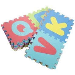 OOBEST 36 Pièces Puzzle Tapis Jeu Mousse 32x32cm Chiffre Et Alphabet Jouet Educatif Pour Enfants 9 OOBEST 36 Pièces Puzzle Tapis Jeu Mousse 32x32cm Chiffre Et Alphabet Jouet Educatif Pour Enfants -Tapis et paillasson Soldes 13721993 5