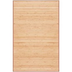 VidaXL Tapis En Bambou 100 X 160 Cm Marron - Brun