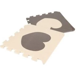 OOBEST 24pcs Couleur Café Bébé Mignon Mousse EVA Puzzle Tapis Ramper Jouet Jeux Sécurité -Tapis et paillasson Soldes 13950404 3