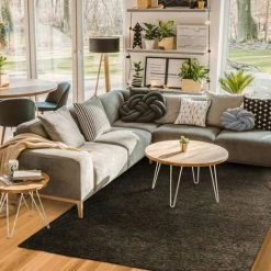 THEDECOFACTORY INTENSE - <p>Tapis Texturé Vintage Marron écorce 160x230 - Marron 7 THEDECOFACTORY INTENSE - <p>Tapis Texturé Vintage Marron écorce 160x230 - Marron -Tapis et paillasson Soldes 14033557 3