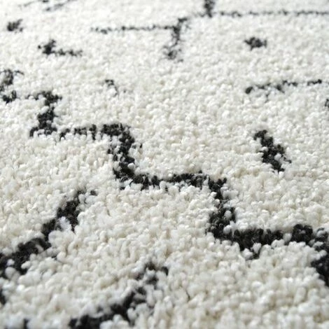 DÉCOWEB Tapis Motif Berbère Dharan Clair - 140 X 200 Cm 4 DÉCOWEB Tapis Motif Berbère Dharan Clair - 140 X 200 Cm – Image 4
