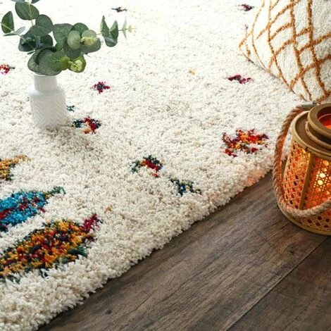 DÉCOWEB Tapis Motif Berbère Solu - 80 X 150 Cm 2 DÉCOWEB Tapis Motif Berbère Solu - 80 X 150 Cm – Image 2