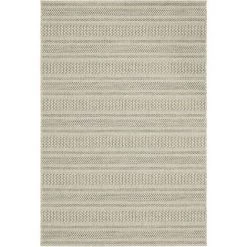 DÉCOWEB Tapis Indy Grège - 120 X 170 Cm