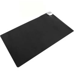 PrimeMatik - Tapis Et Surface Chauffante Moquette Thermique Pour Bureau Sol Et Pieds 60 X 36 Cm 65W Noir