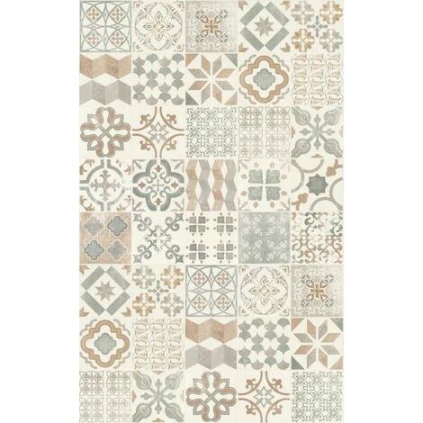 TARKETT Tapis Vinyle - Carreaux De Ciment Naturel - 100 X 160 Cm 1 TARKETT Tapis Vinyle - Carreaux De Ciment Naturel - 100 X 160 Cm