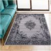 UNAMOURDETAPIS Tapis Orient Style 60x110 Cm Rectangulaire AF VINTOR Noir Entrée Adapté Au Chauffage Par Le Sol - Noir