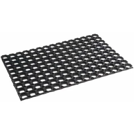 ULTRA CLEAN Tapis Caillebotis 40x60cm 100% Caoutchouc - Noir 2 ULTRA CLEAN Tapis Caillebotis 40x60cm 100% Caoutchouc - Noir – Image 2