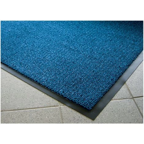 CERTEO Tapis De Propreté Pour L'intérieur à Fibres En Polypropylène - L X L 1500 X 900 Mm, Lot De 1 - Noir / Bleu - Coloris: Bleu 1 CERTEO Tapis De Propreté Pour L'intérieur à Fibres En Polypropylène - L X L 1500 X 900 Mm, Lot De 1 - Noir / Bleu - Coloris: Bleu
