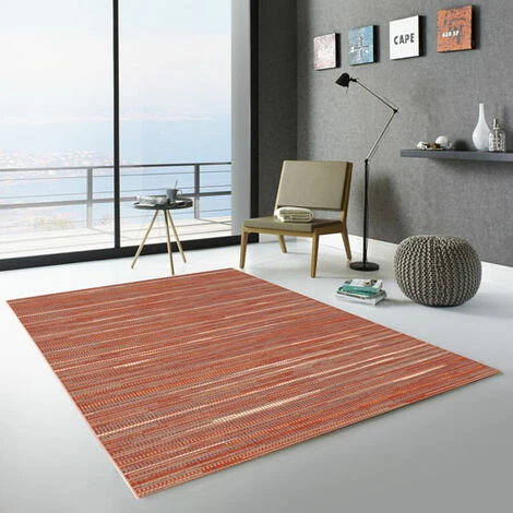 DÉCOWEB Tapis De Jardin - Broc Arty - Terracotta Rouge - 160 X 230 Cm 3 DÉCOWEB Tapis De Jardin - Broc Arty - Terracotta Rouge - 160 X 230 Cm – Image 3