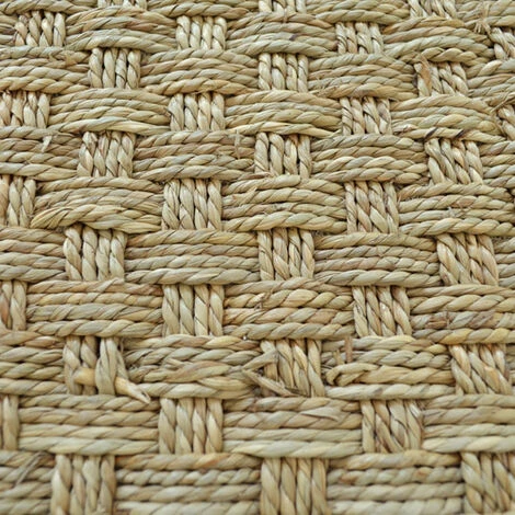 DÉCOWEB Tapis Jonc De Mer Paro Fin Natté 4x4 - Ganse Coton Anthracite - 140 X 200 Cm 4 DÉCOWEB Tapis Jonc De Mer Paro Fin Natté 4x4 - Ganse Coton Anthracite - 140 X 200 Cm – Image 4