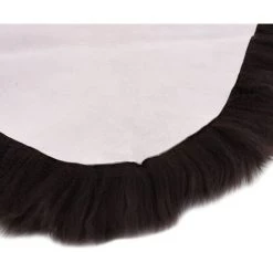 Tapis En Peau De Mouton 60 X 90 Cm Marron VidaXL -Tapis et paillasson Soldes 15848971 3