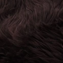 Tapis En Peau De Mouton 60 X 90 Cm Marron VidaXL -Tapis et paillasson Soldes 15848971 4