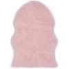 VidaXL Tapis 60 X 90 Cm Peau De Mouton Synthétique Rose - Rose