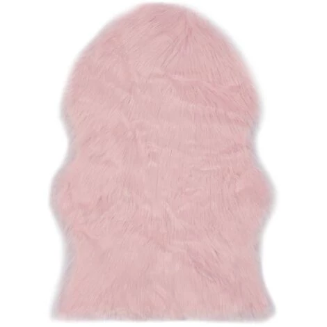 VidaXL Tapis 60 X 90 Cm Peau De Mouton Synthétique Rose - Rose 1 VidaXL Tapis 60 X 90 Cm Peau De Mouton Synthétique Rose - Rose