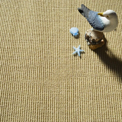 DÉCOWEB Tapis Sisal Yucatan Sable Ganse Taupe - 140 X 200 Cm 4 DÉCOWEB Tapis Sisal Yucatan Sable Ganse Taupe - 140 X 200 Cm – Image 4