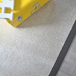 DÉCOWEB Tapis Bellaire Gris Perle - Ganse Coton Noire - 160 X 230 Cm -Tapis et paillasson Soldes 15875176 4