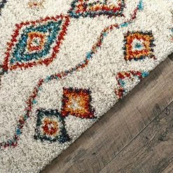 DÉCOWEB Tapis Motif Berbère - Azilal Multicolore - 140 X 200 Cm -Tapis et paillasson Soldes 16039170 4