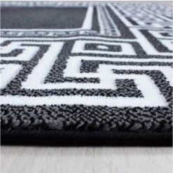 ALLOTAPIS Tapis Rectangle Pour Salon Baroque à Mèches Courtes Stessy Noir 160x230 - Noir 7 ALLOTAPIS Tapis Rectangle Pour Salon Baroque à Mèches Courtes Stessy Noir 160x230 - Noir -Tapis et paillasson Soldes 16256412 3