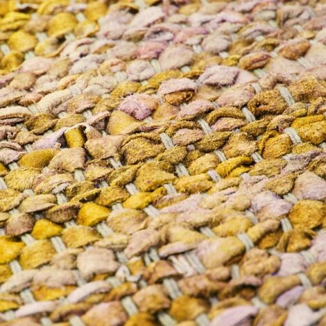 THEDECOFACTORY SKIN - <p>Tapis En Cuir Tressé Jaune 60x120 - Jaune 4 THEDECOFACTORY SKIN - <p>Tapis En Cuir Tressé Jaune 60x120 - Jaune – Image 4