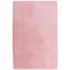 THEDECOFACTORY FLANELLE - <p>Tapis Aspect Velours Extra-doux Rose 60x90 - Rose