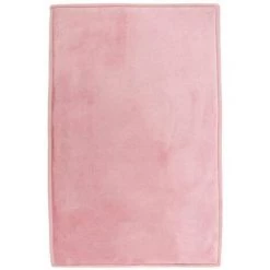 THEDECOFACTORY FLANELLE - <p>Tapis Aspect Velours Extra-doux Rose 60x90 - Rose