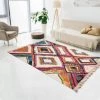 UNAMOURDETAPIS 60x110 - Jadorel Tapis Berbère Salon 60x110 Cm Entrée Interieur Multicolore Adapté Au Chauffage Par Le Sol - Multicolore